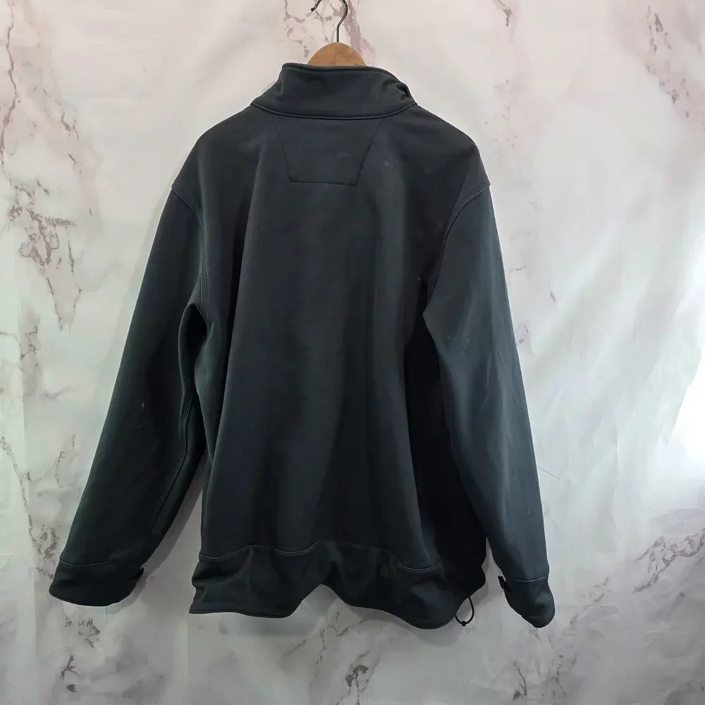 Carhartt Jacket Mens XL Black Wind Stopper Gore Softshell Full Zip Stretch Coat